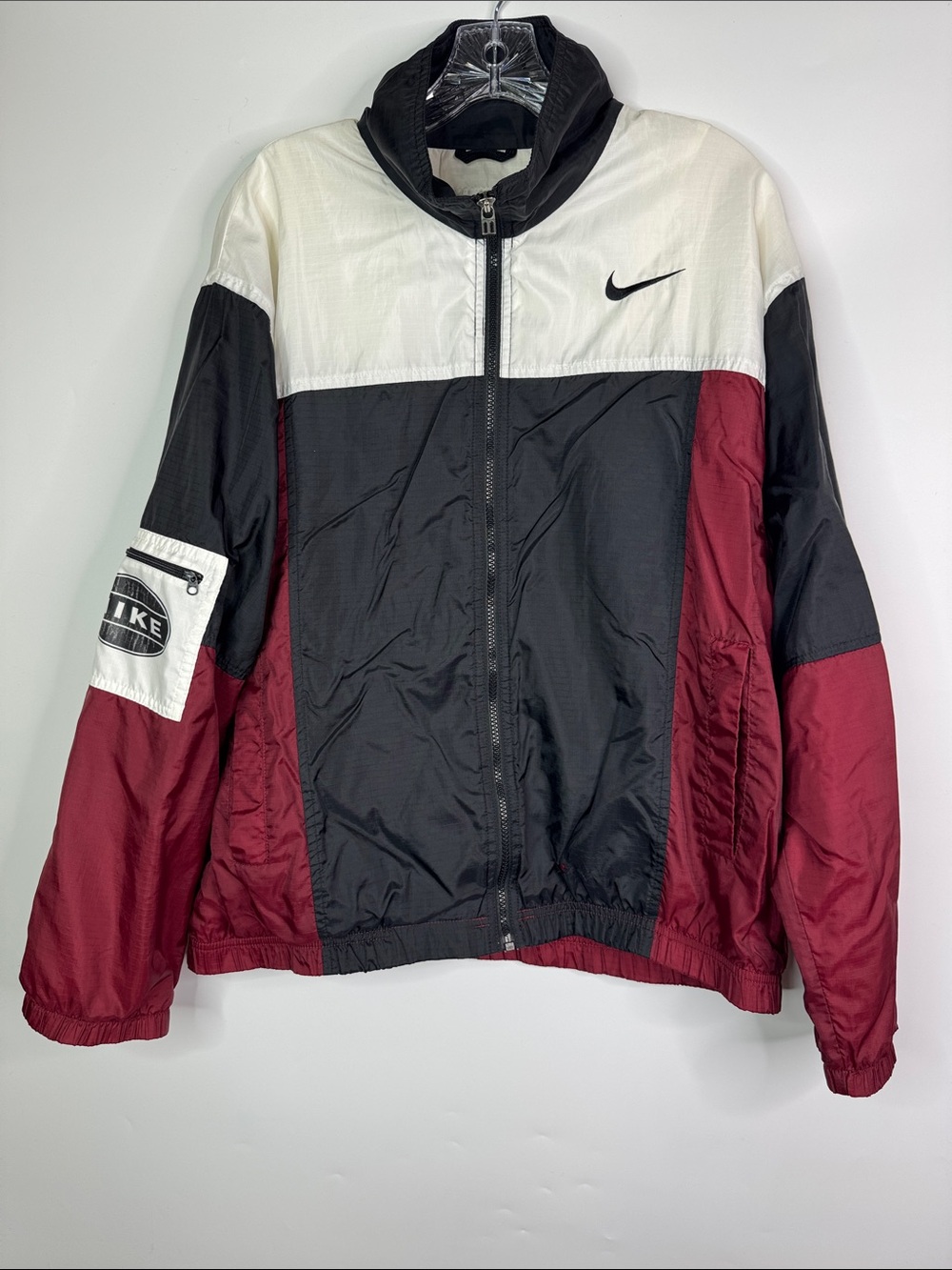 Vintage Nike Full Zip Windbreaker Jacket Size Medium